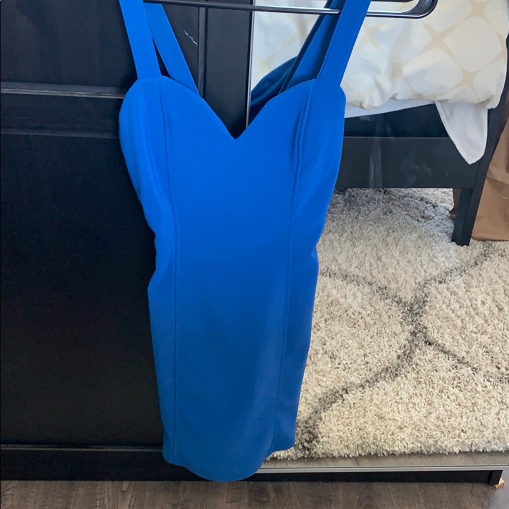 Tobi bodycon zipper-back mini dress